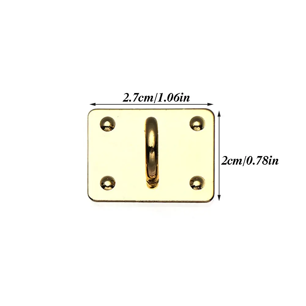 Phone Case Square Buckle Heart Shape Buckle Adhesive Hooks Metal Buckle DIY Pendant Phone Hooks Mobile Phone Holders