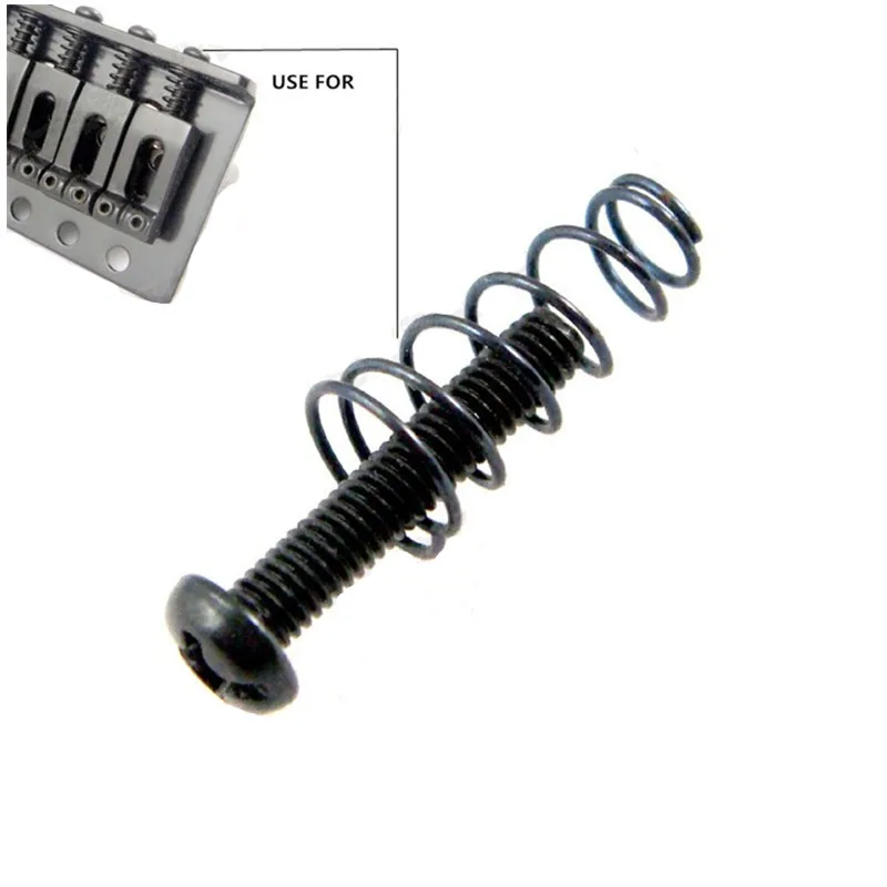 12 Stück/Los E-Gitarre Single Shake Fitted Nationalisierungsschnur Schraubfeder Gitarrenzubehör Teile Musikinstrument – Detail 4