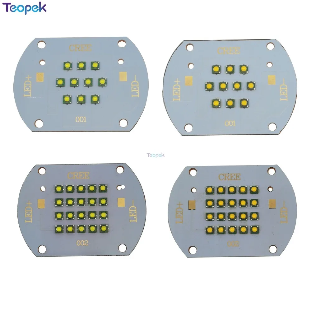 

XP-G 50W 100W High Power LED Multichip Light Lamp White/Warm White Natural White 10D 20D XPG LED Cooper PCB For Floodlight