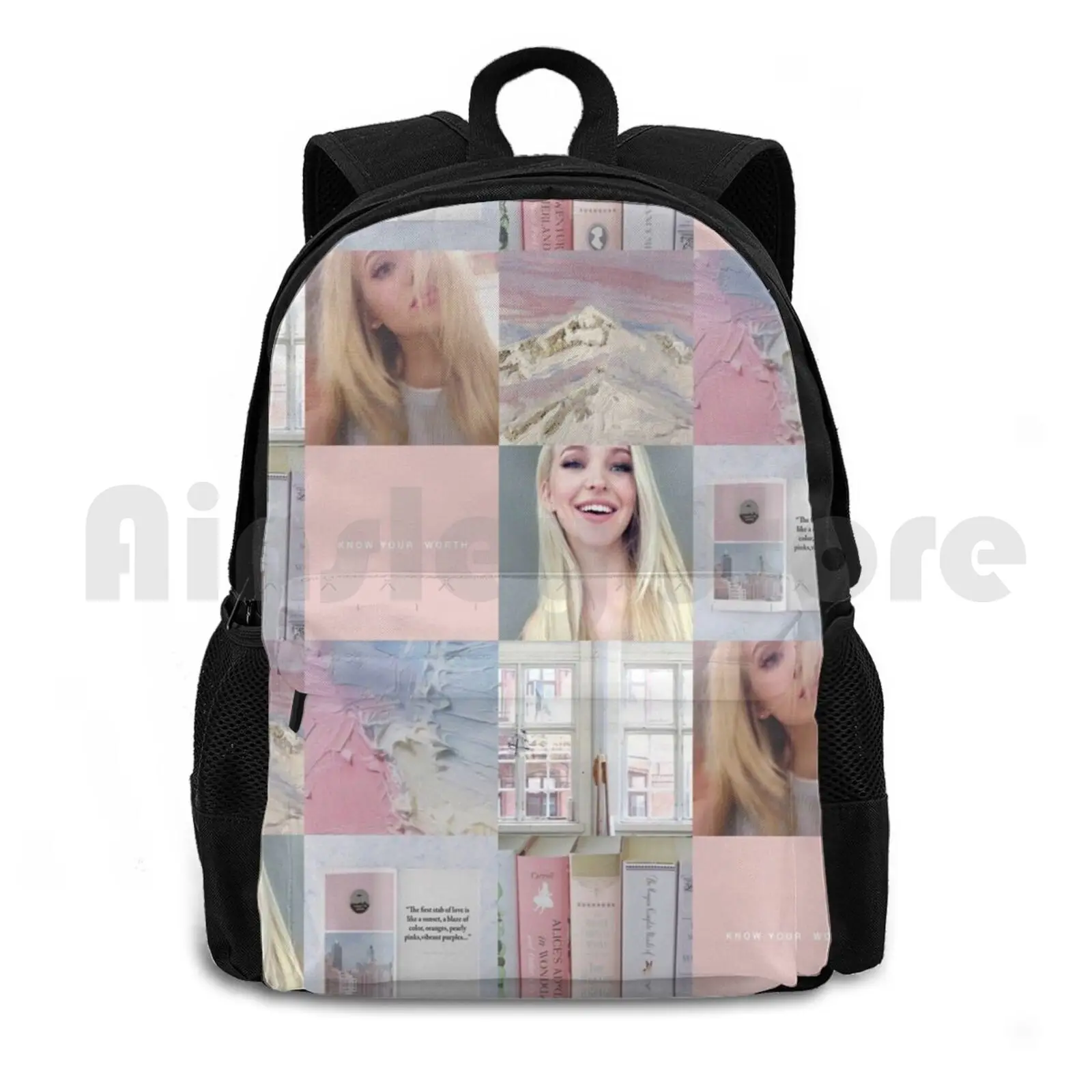 Dove Cameron ( Collage ) Outdoor Hiking Backpack Riding Climbing Sports Bag Dove Cameron Dove Channel Dove Cameron Girl And The