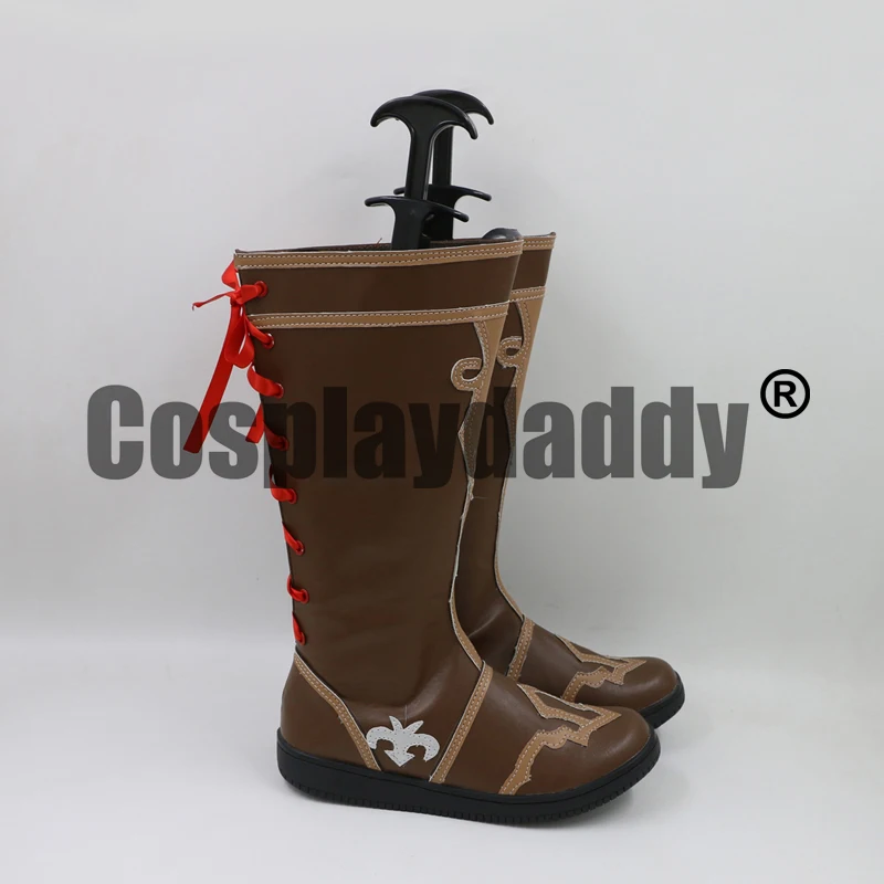 Final Fantasy XIV FF14 FFXIV White Mage Wizard Conjurer Shiromadoshi Healer's Boots Game Cosplay Shoes C006