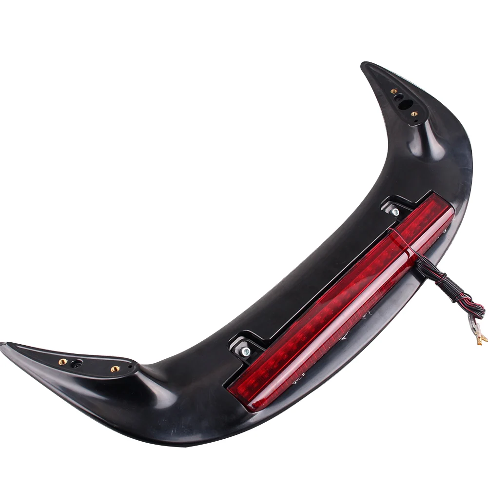 GL1800 Motorbike Rear Trunk Spoiler w/ LED Lens Cover For Honda Goldwing GL 1800 2001-2004 2005 2006 2007 2008 2009 2010 2011