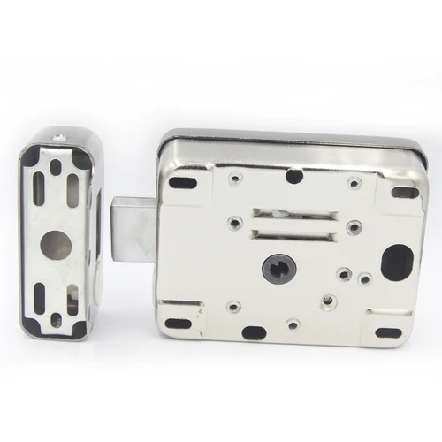 Imagen 2 del producto Cerradura eléctrica de Metal DC12V, sistema de Control de acceso, cerradura electrónica integrada con borde de puerta, adecuada para puerta de hierro, puerta de madera