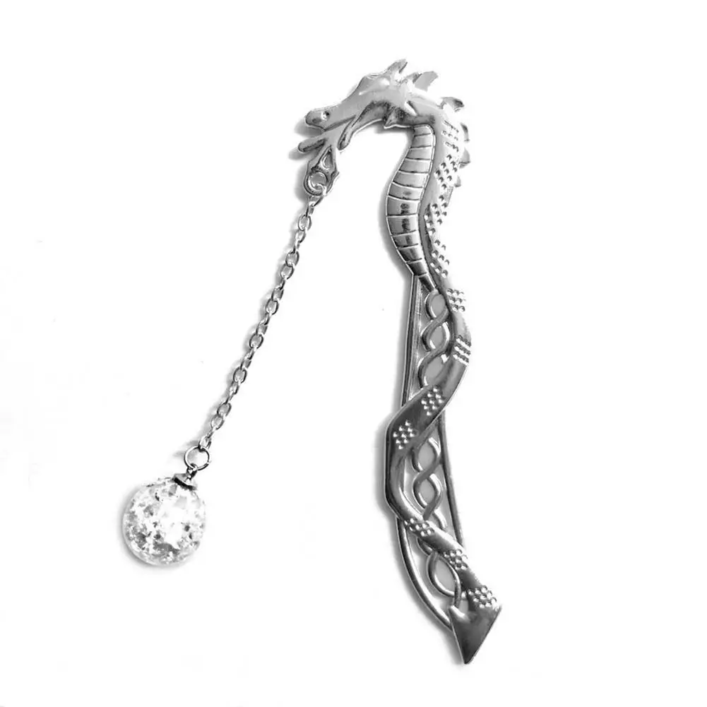 Dragon Shape Luminous ForBookmarks Retro Metal Glow In The Dark Book Marker Stationery Gift Label Read Maker ForBookmark