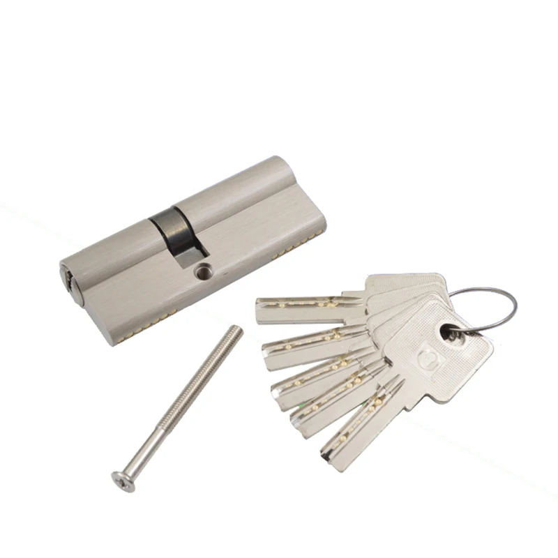 Double Open Core Deviation Window  Security   70 75 80 90 100  Cylinder  Living Room  Lock Handle Customized  Brass Key