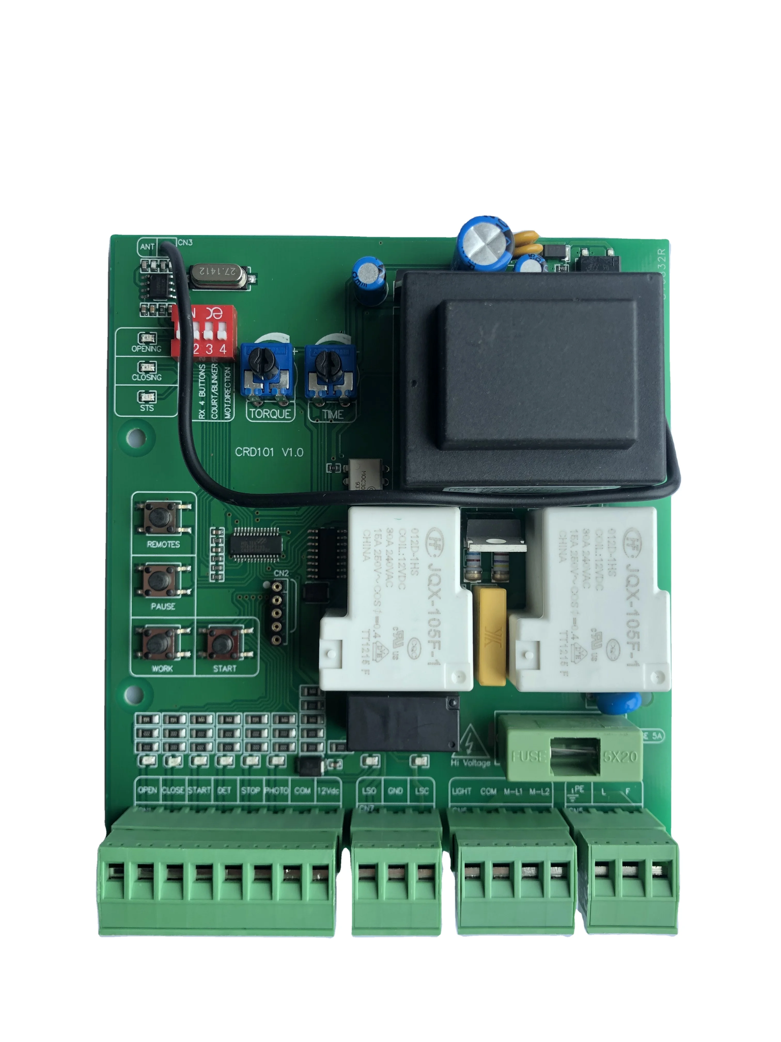 Gate motor controller circuit board electronic card for sliding gate opener 110V or 220V AC model