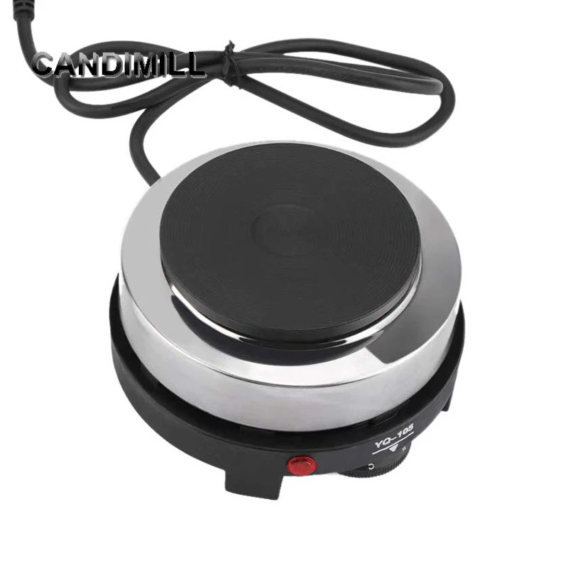 CANDIMILL Mini Electric Stove Oven Cooker Hot Plate Coffee Tea Heater Multifunctional Mocha Heating Plate 220V 500W