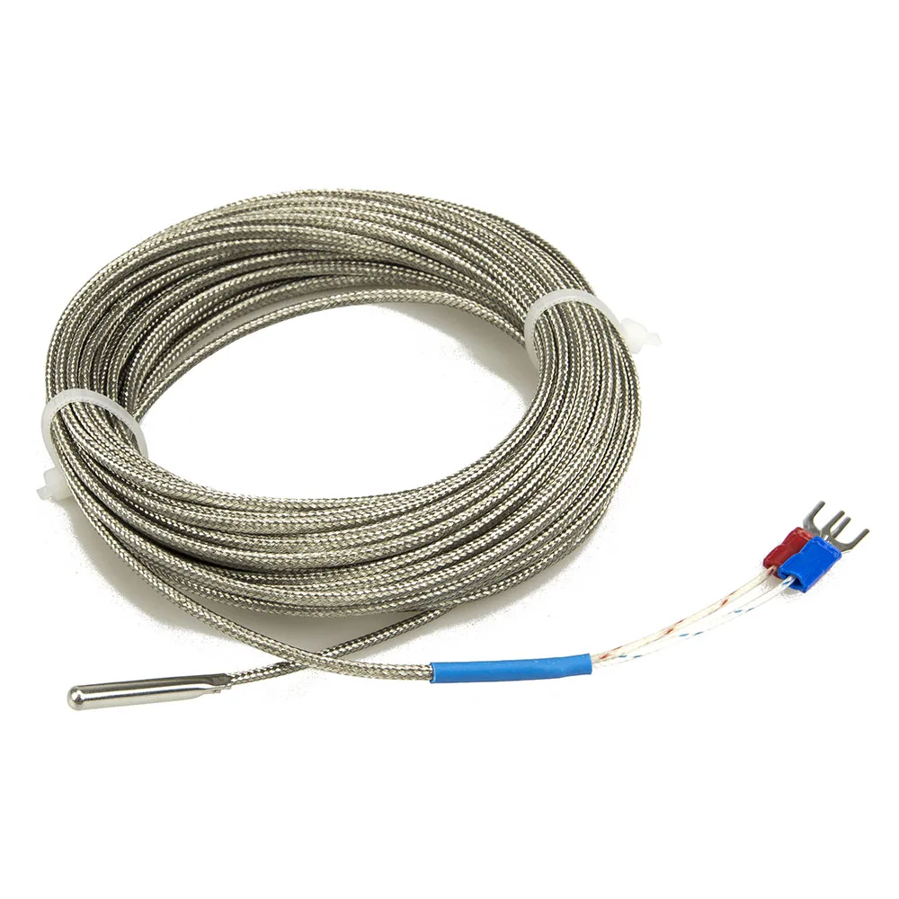 FTARP02 K E type 10m metal screening cable polish rod probe head thermocouple temperature sensor