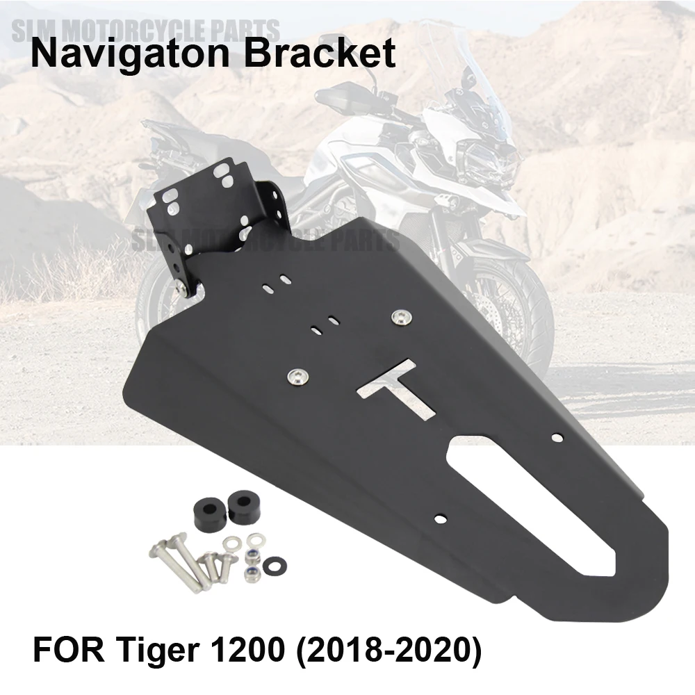 NEW Motorcycle For Tiger 1200 XCA XRX Front Phone Stand Holder Smartphone Phone GPS Navigaton Plate Bracket 2018 2019 2020 2021