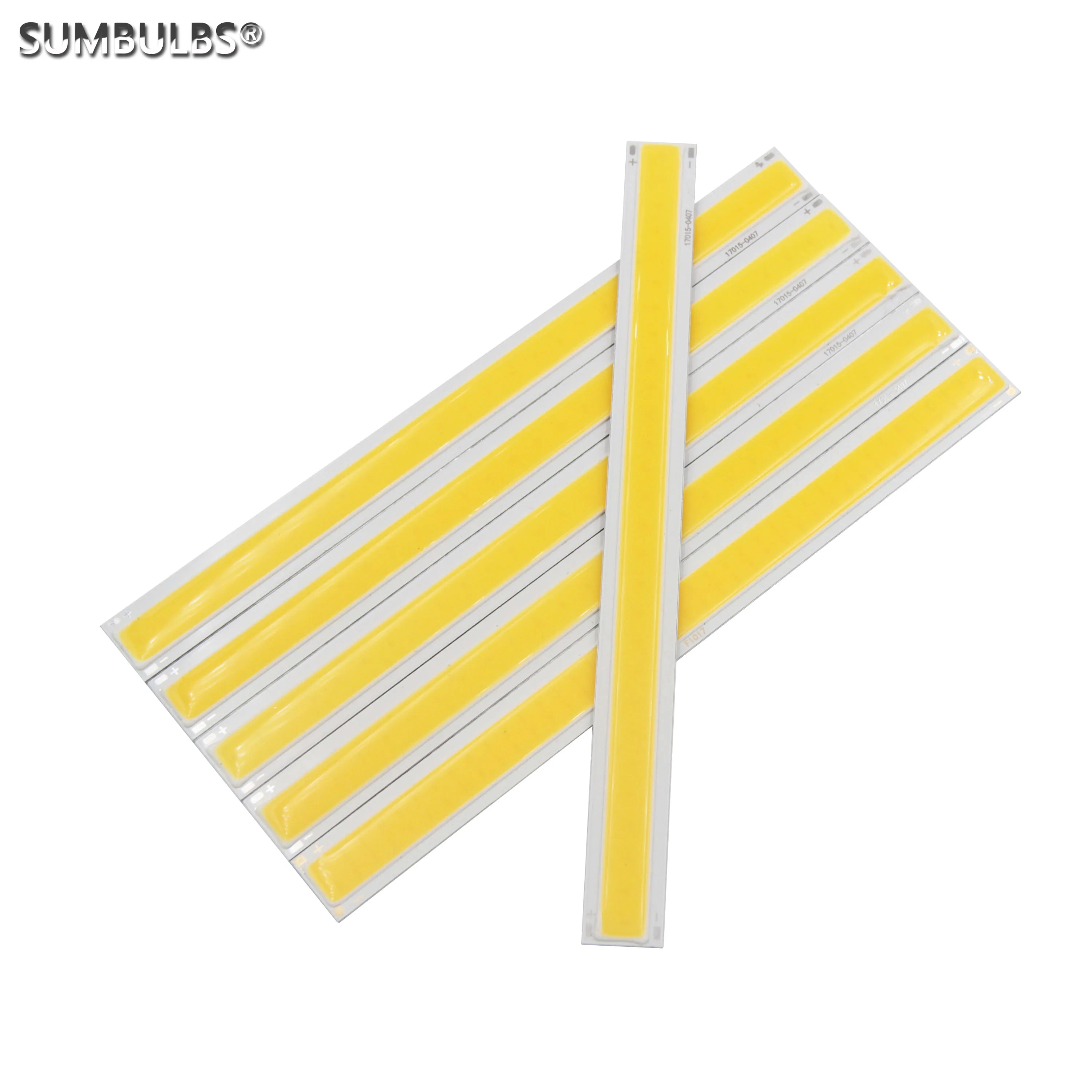 170x15MM 6W COB LED Strip Bulb 12V or 24V DC Warm Cold White Blue Lighting 600LM 17CM Bar DIY Table Wall Lamps