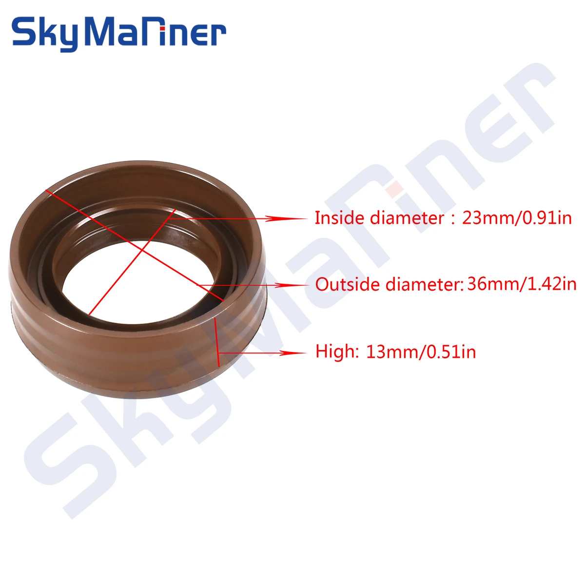 

93110-23M00 Oil Seal S-type Part Replaces For Yamaha Outboard Motor 9.9HP 13.5HP 15HP,Parsun,Hidea Boat Engine Parts