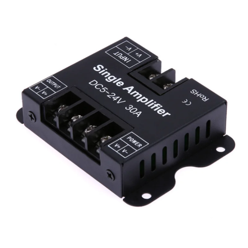 DC 5V-12V 30A Led Signal Verstärker Dimmer Erhalten Monochromatische Signal Von EINEM LED-Dimmer und Senden zu Einem Anderen Satz von LED Quellen