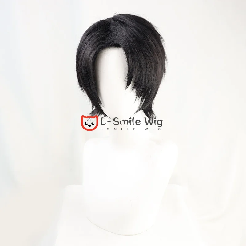 Anime Yuuta Okkotsu Wig Anime Black Short Okkotsu Yuta Cosplay Hair Heat Resistant Halloween Party Man Wigs + Free Wig Cap