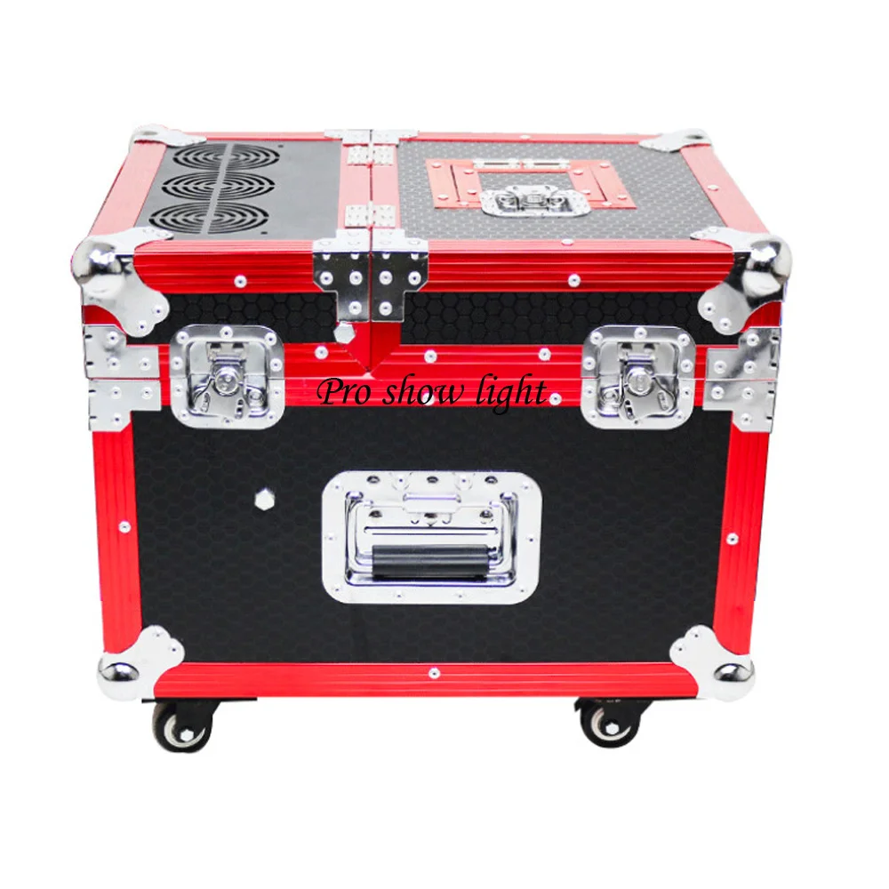Flightcase Podium Mist Haze Machine 600W/900W Dubbele Rook Outlets Dmx Rook Fog Machine Voor Bruiloft party Disco Hazer Apparaat Dj