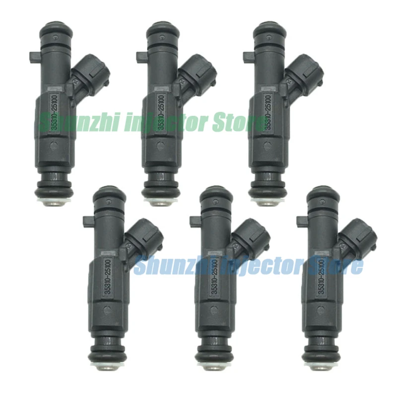 

6pcs Fuel Injector Nozzle For Hyundai KIA OEM: 35310-25100 3531025100 35310 25100