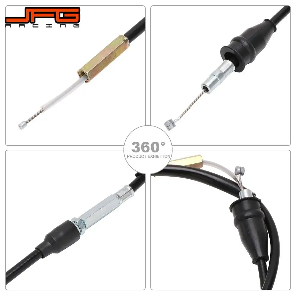 Motorcycle Throttle Cable Wires For YAMAHA YTM225DX Tri-Moto 225 1983 1984 1985 YFM200 Moto-4 200 1985 1986 YTM225DR 1985