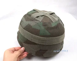 Reenactment German Fallschirmjager Paratrooper M38 Helmet Cover Splinter Camo Color Replica