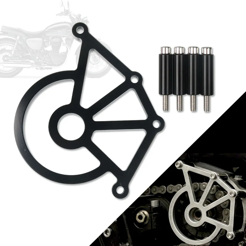 Para América Hinkley Bonneville T100 SE Thruxton 900 Scrambler Speedmaster cubierta de piñón cadena funda protectora