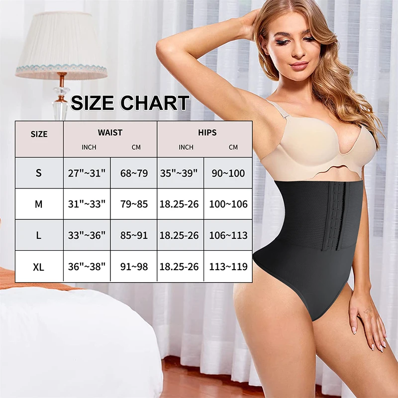 Tummy Control Panties for Women Shapewear Butt Lifter Thong High Waist Trainer Corset Slimming Body Shaper Underwear