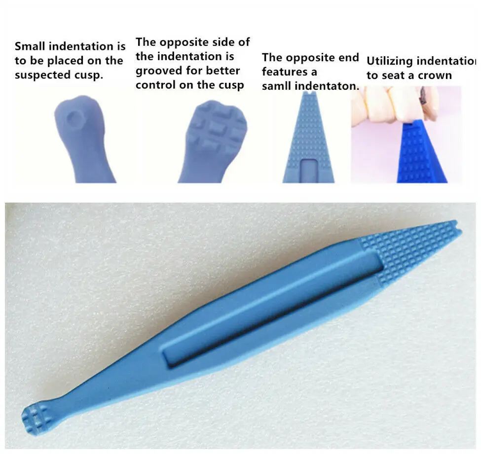 

2Pcs/Lot Dental Tooth Cleft Crack Detector Probe 135℃ Fracture Locating Crown Bridge Seat