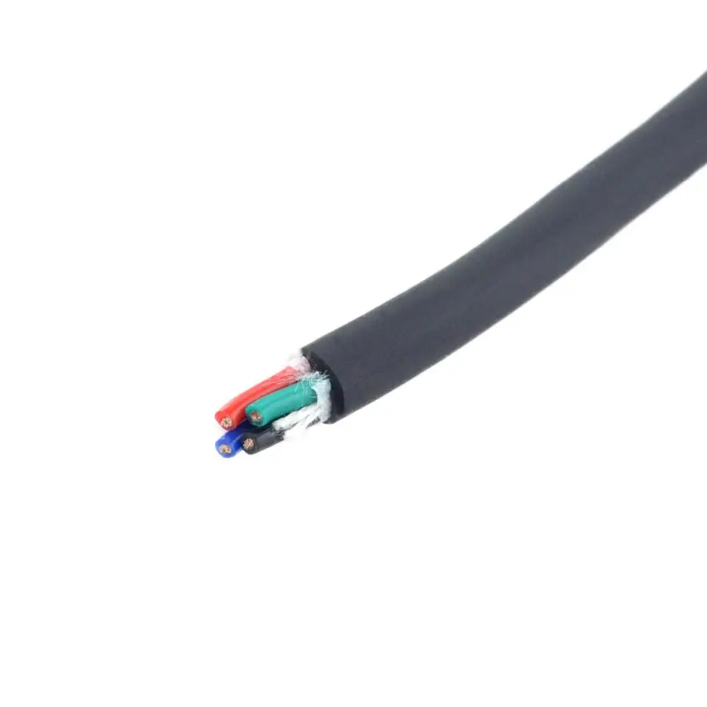 High-flexible 1m Shielded Four-core Motor Cable