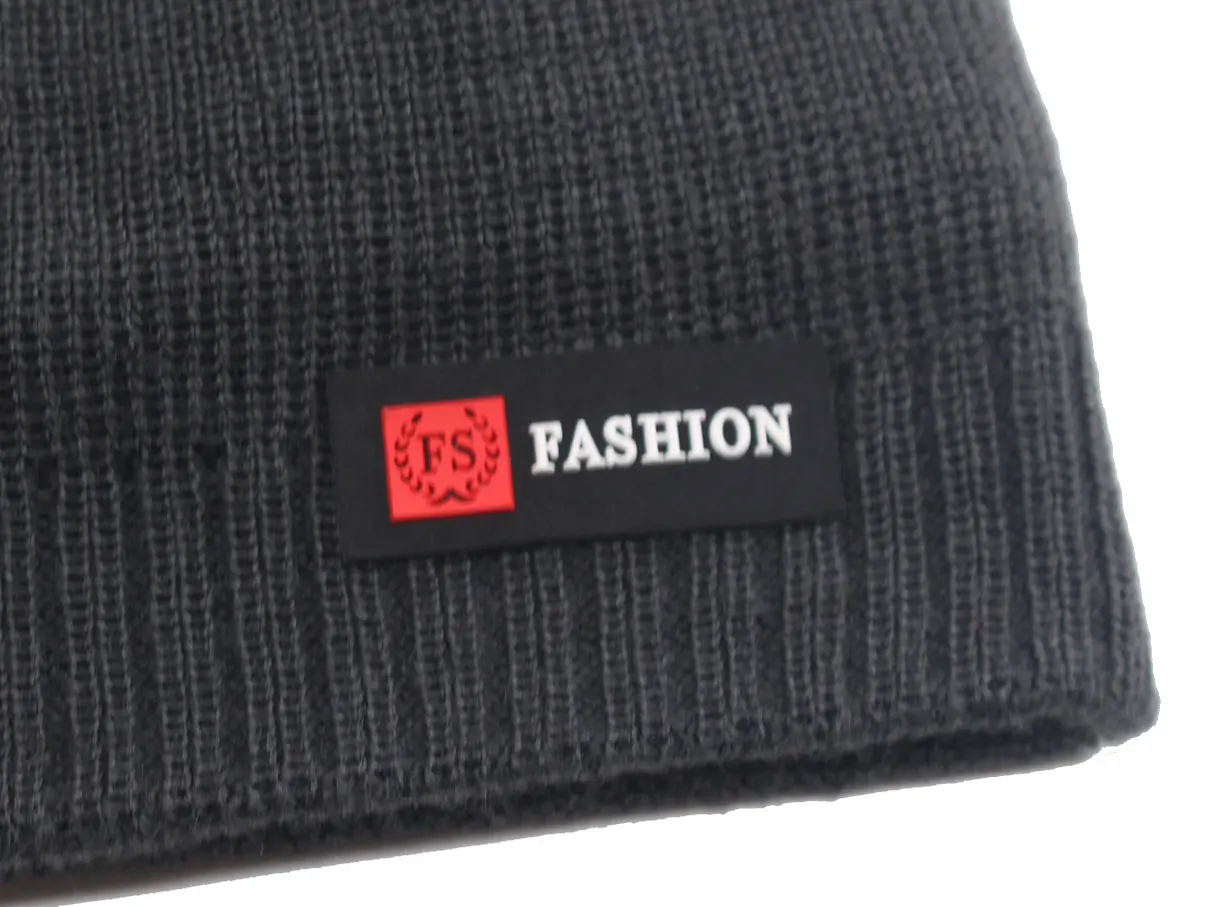 Skullies Beanies Männer Winter Hut Frauen Gestrickte Hüte Für Männer Kappe Winter Beanie Hut Gorro Dicke Warme Brimless Pelz Motorhaube Männer der Kappe – Detail 9