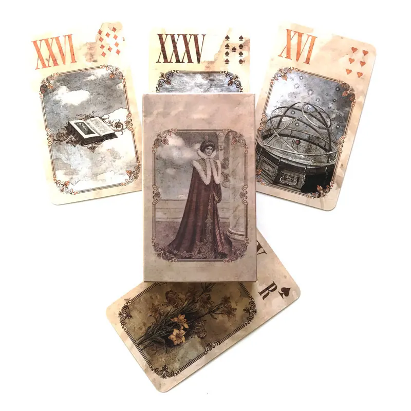 Lothrop Lenormand Oracle Card Divination Tarot Entertainment Party Cards Board Game Tarot And A Variety Of Tarot Options