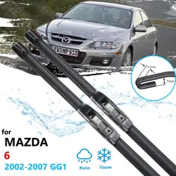 Car Wiper Blade for Mazda 6 2002~2007 GG1 Mazda6 Front Windscreen Windshield Wipers Car Accessories Atenza 2003 2004 2005 2006