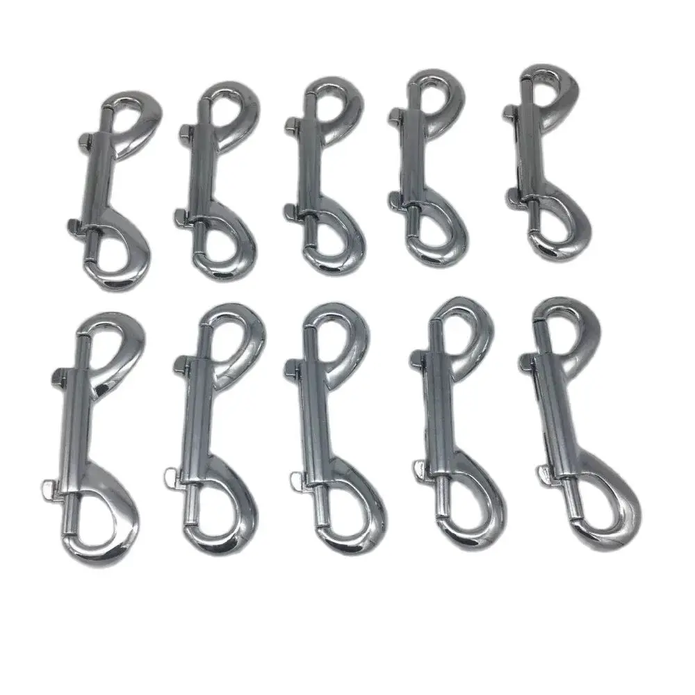 Scuba Diving 5Pcs 90/100/115 MM 316 Stainless Steel Egg Quick Link Carabiner Ended Bolt Snap Clip Hook BCD Accessories Equipment