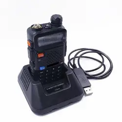 100% Original USB Adapter UV-5R Charger Pofung Two Way Radio UV5R Walkie Talkie Baofeng UV 5R Li-ion Battery Charger Accessories