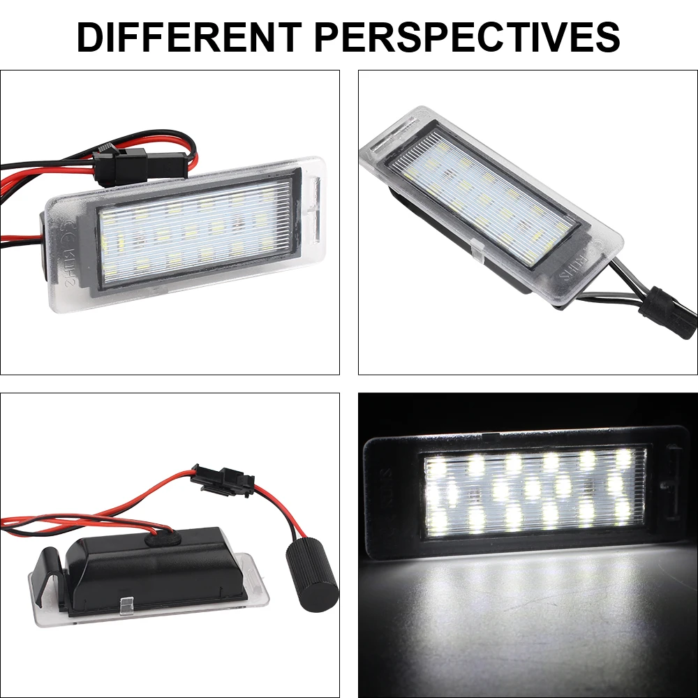 LED Light For Chevrolet Cruze 2010-2014 Camaro 2010-2013 2Pcs License Plate Light For Buick Encore 2013-2014 LaCrosse 2010-2013