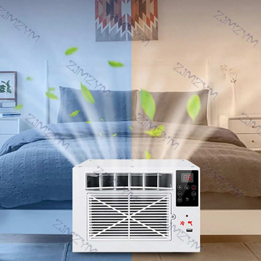 Climatiseur de bureau avec panneau de commande LED, mini climatisation domestique, télécommande, minuterie de 12 heures, 110V, 220V