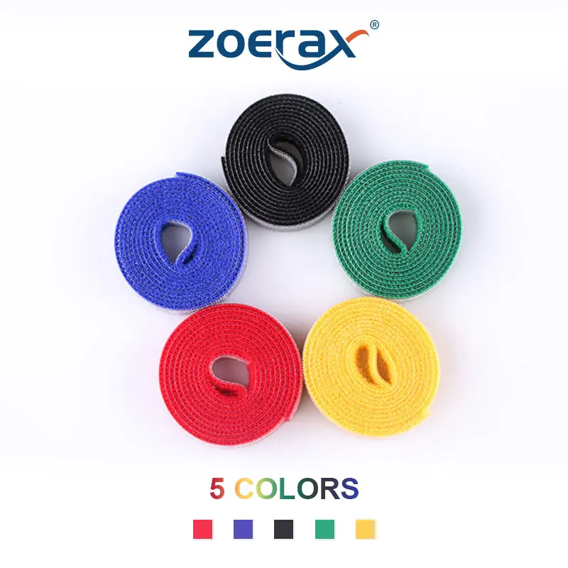 ZoeRax 5PCS USB Kabel Wickler Kabel Organizer Krawatten Maus Draht Halter Cord Kostenloser Cut Management Telefon Hoop Band Protector - 10m – Detail 1