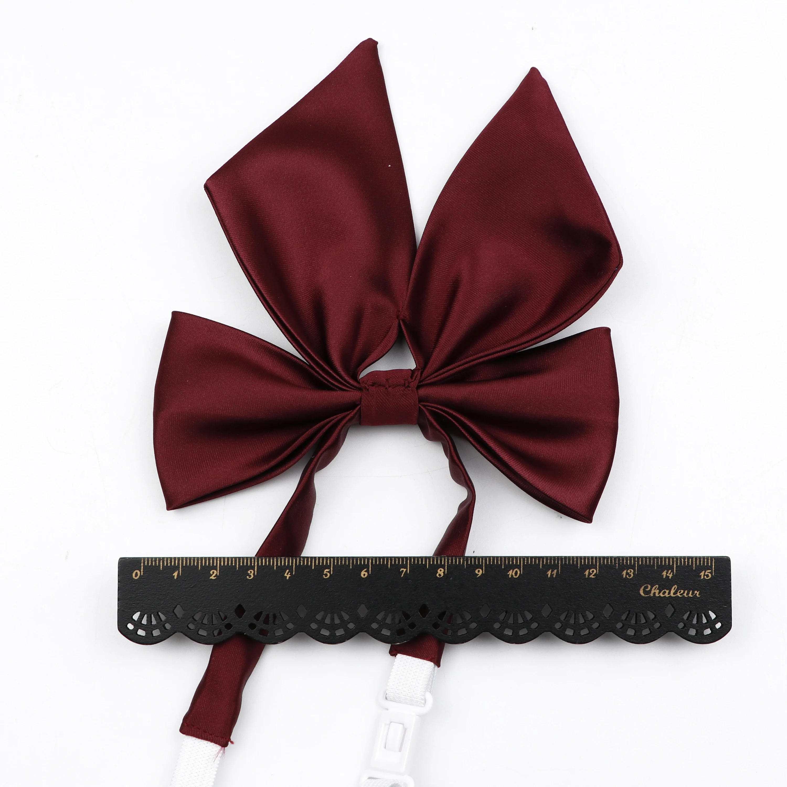 ربطة عنق ملونة عتيقة للنساء والفتيات ، ربطة عنق ، لون سادة ، أنيقة ، صناعة يدوية ، قميص بسيط ، طوق ، إكسسوارات #3