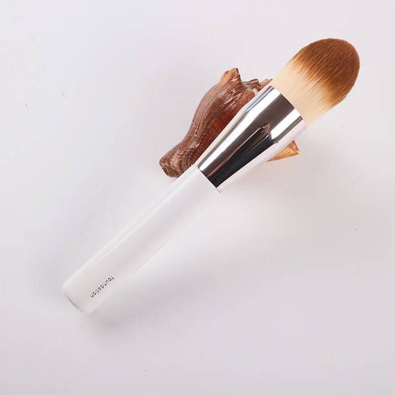 Foundation Makeup brushes Liquid Cream Foundation Powder contour White handle Make up brush Beauty Tools Cosmetics