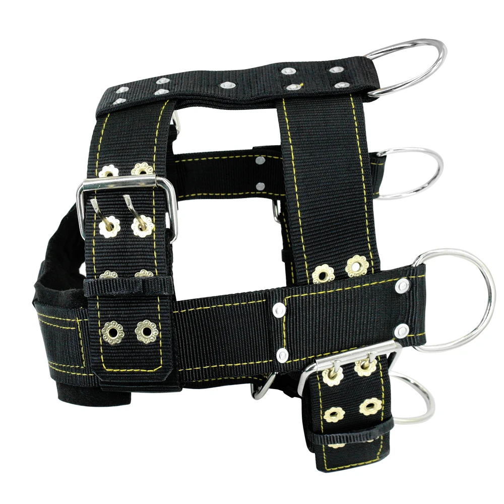 Durable Dog Harness and Leash for Medium Large Dogs Heavy Duty French Bulldog Harness Vest Nylon Training Dog Harness Leads