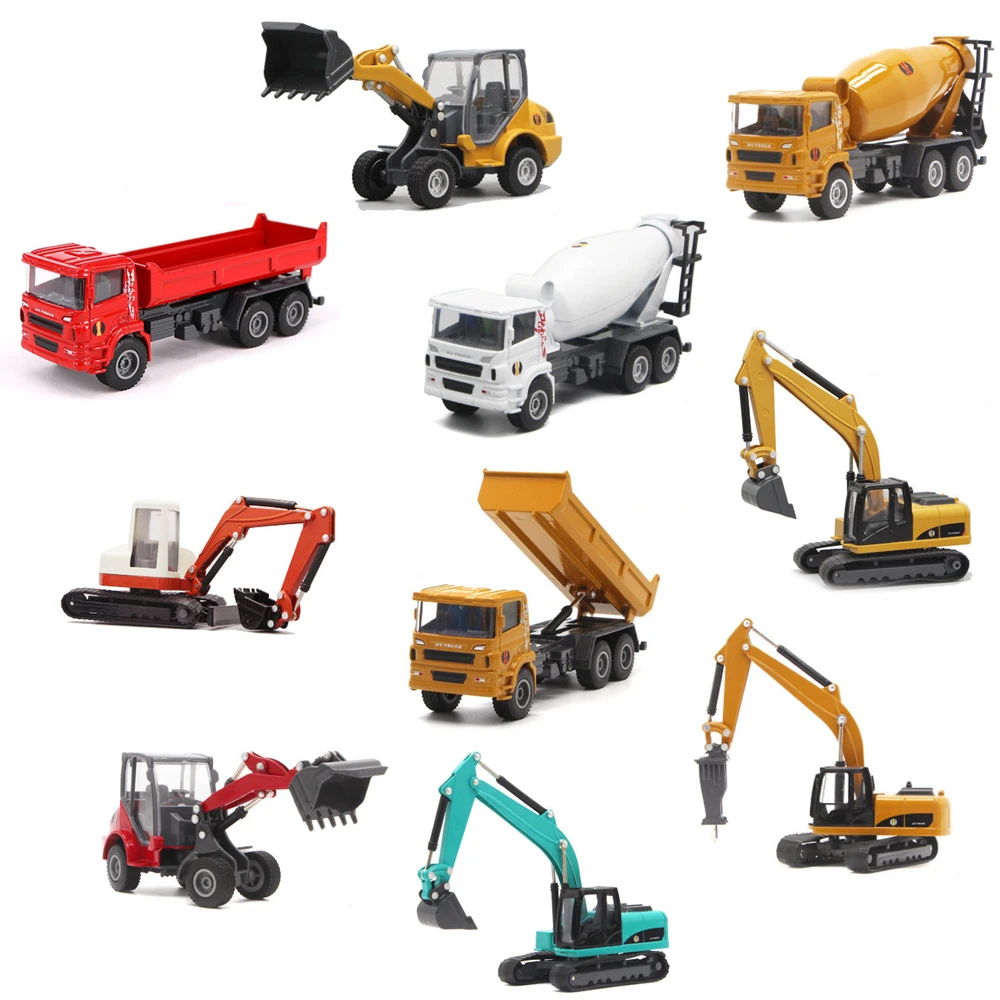 

Exquisite Gift 1:60 Excavator Mixer Forklift alloy model,simulation metal engineering toy,children's education,free shipping