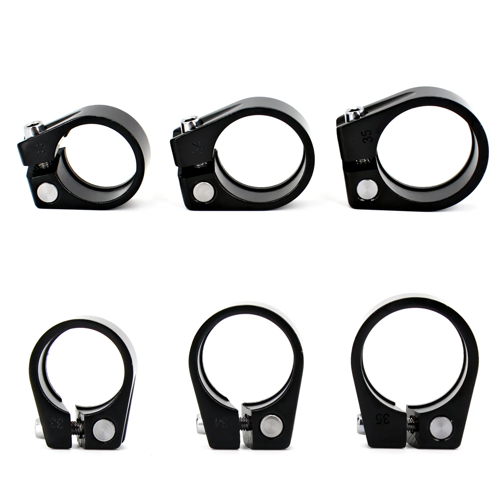 28.6/31.8/34.9mm Aluminum Tube Clamp MTB Bike Seatpost Clamp Bicycle Saddle Seat Clamp Seatpost Tube Cycling Parts Head Tube