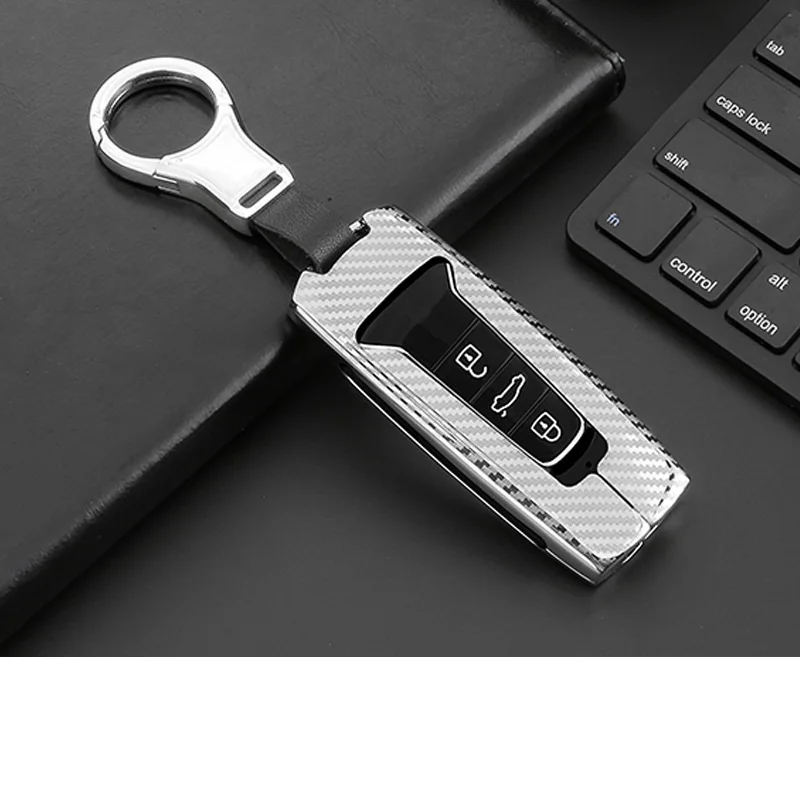 Zinc Alloy Car Remote Key Fob Case Cover for Volkswagen Touareg Fob Key Shell Protector