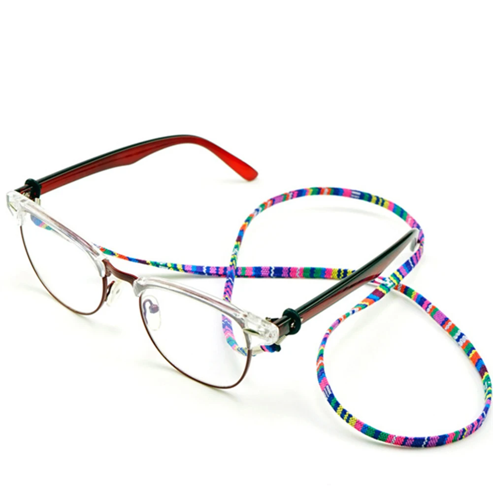 Ethnic Style Woven Sunglasses Strap Eyeglass Chain Cord Reading Glasses Chain String Holder Neck Cord Eyewear Glasses Necklace