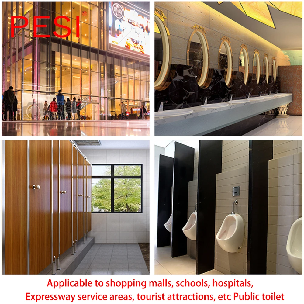 Imagem -02 - Latão Exposto Autotechamento Mictório Flush Válvula tipo Botão Manual Time-extended Válvula de Corte Atacado Cromo