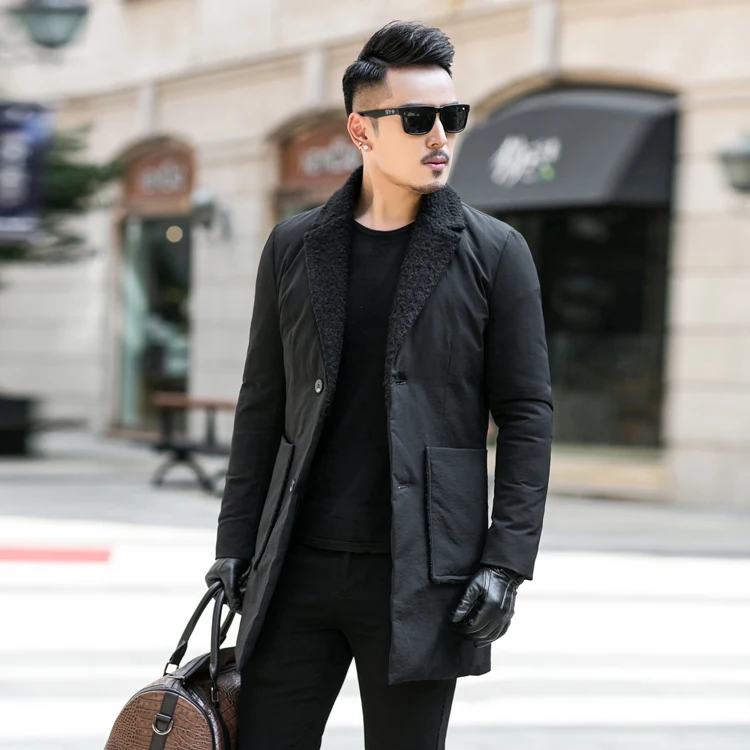 Trench Coat pour Homme, Veste d\'Hiver, Nouvel Arrivage, 2024, 7111