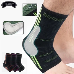 2020 New Men's Ankle Support Running Football Joints Protection Black Foot Bandage Elastic Ankle Brace Band Guard Sport Safety