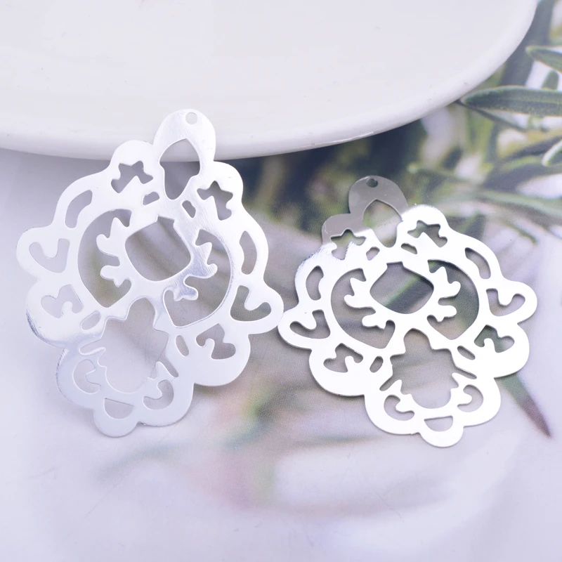 30 Stück AB6146 33*41mm Messing-Geometrie-Anhänger DIY Quasten Ohrring Anhänger Hängender Schmuck Dekoration – Detail 10
