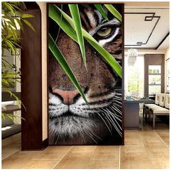 Large Size Domineering Tiger Embroidery Diy Diamond Painting 5D Cross Stitch Kits Full Square Round Mosaic Christmas GiftZP-2874