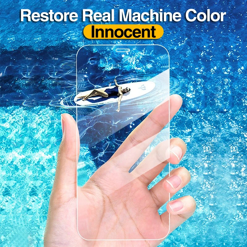 4Pcs Full Cover Tempered Glass For iPhone 11 12 13 14 15 Pro Max Screen Protector For iPhone 6 7 8 14 15 Plus X XR XS Glass film image 4