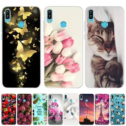 for Huawei Y6 2019 Case Huawei Y6 2019 Silicone Cover Soft Phone Case For Huawei Y6 2019 MRD-LX1 MRD-LX1F Y6 Prime Pro 2019 Case