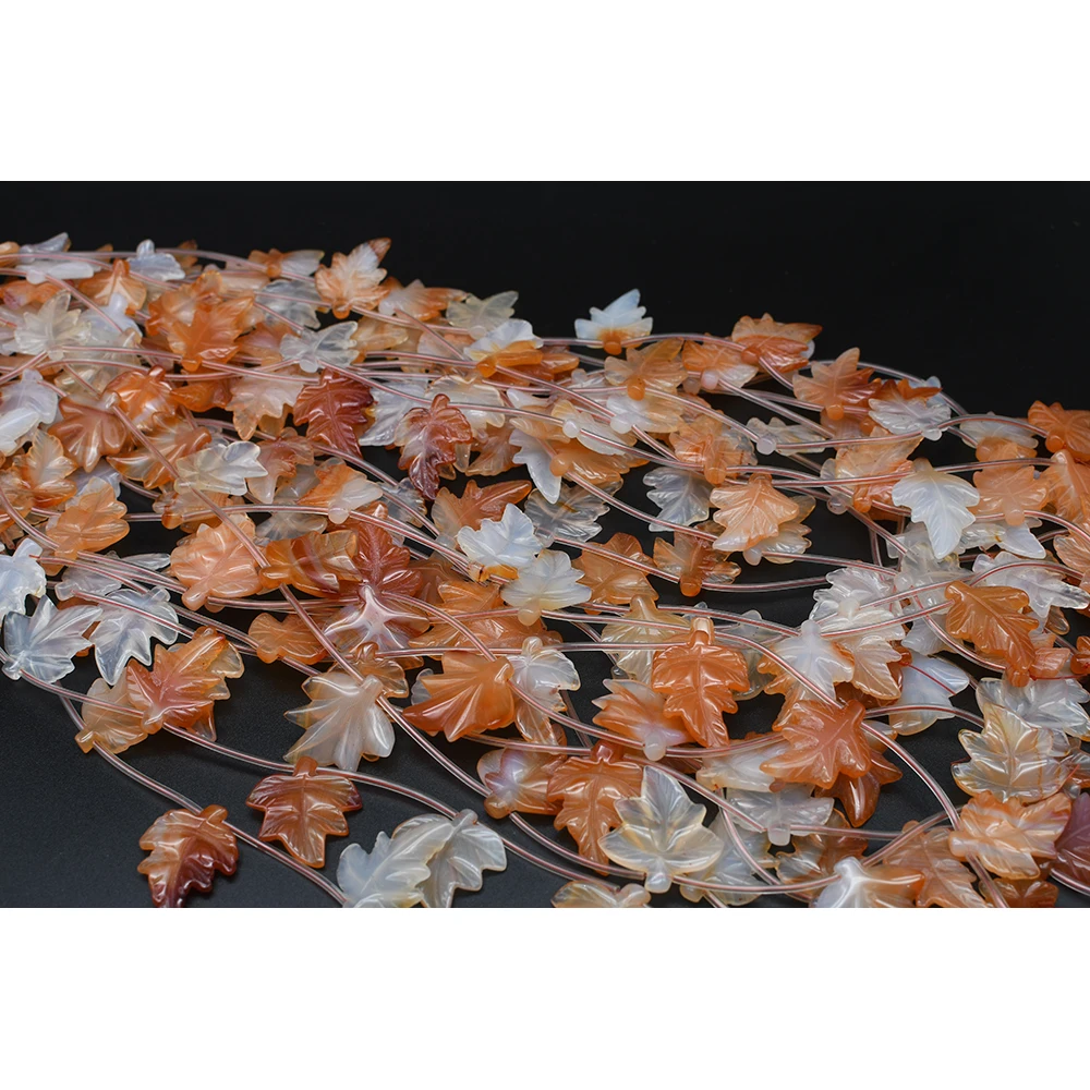 

24-28x30-32x5mmNatural Smooth red agate Irregular Leaf shape Stone Bead For DIY necklace bracelet jewelry make 15 "free delivery