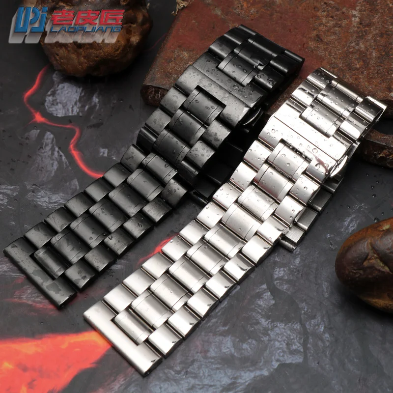 Stainless steel 24 26  27 28 30mm Watch strap for D-iesel for DZ4316 DZ7395 DZ7305  P-anerai men watch band Table attachment