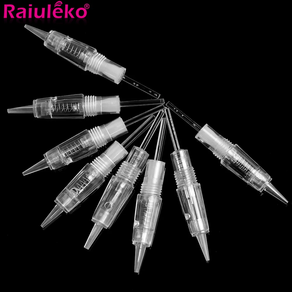 100/50/20pcs Screw Tattoo Cartridge Needles 1D 1R 2R 3R 3F 5R 5F 7R 7F Dr.imp Pen MYM Electric Tattoo Pen Microblading Needles